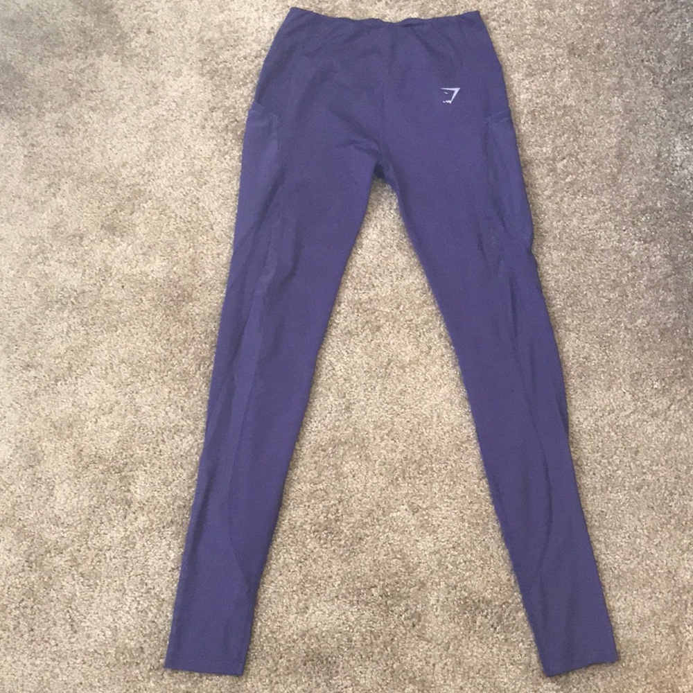 Gymshark Leggings with Pocket & Mesh